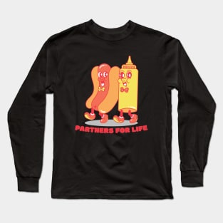 HOTDOG DANA MUSTARD BEST FRIENDS Long Sleeve T-Shirt